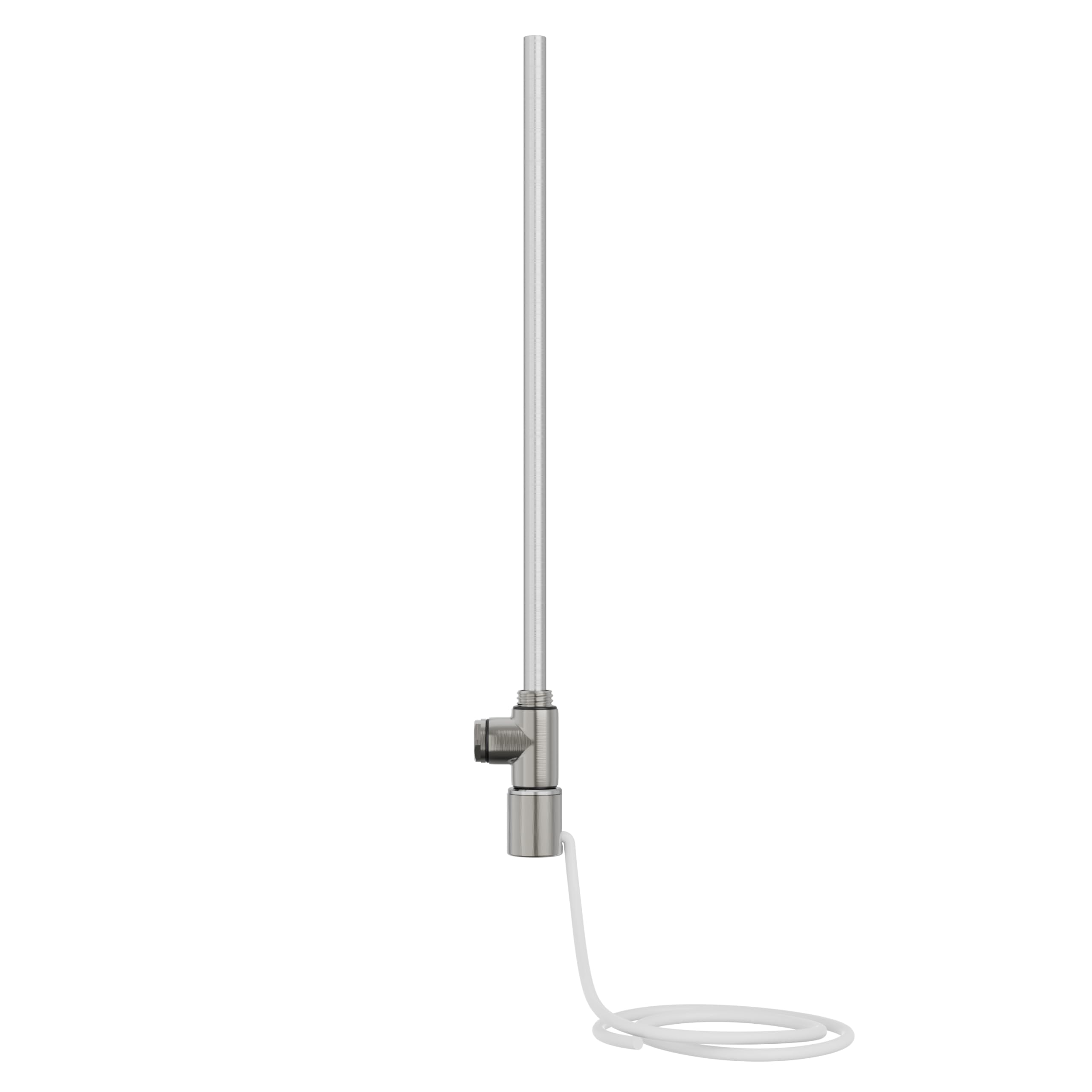 NRG 700W Dual Fuel Towel Rail Heating Element Kit, T-Piece Satin Nickel