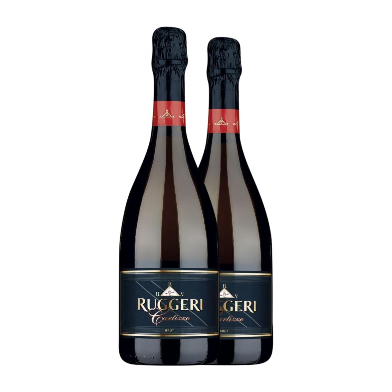 Ruggeri Glera Brut Prosecco di Valdobbiadene Superiore di Cartizze 75 cl Espumoso blanco (Caja de 2 Botellas de 75 cl)