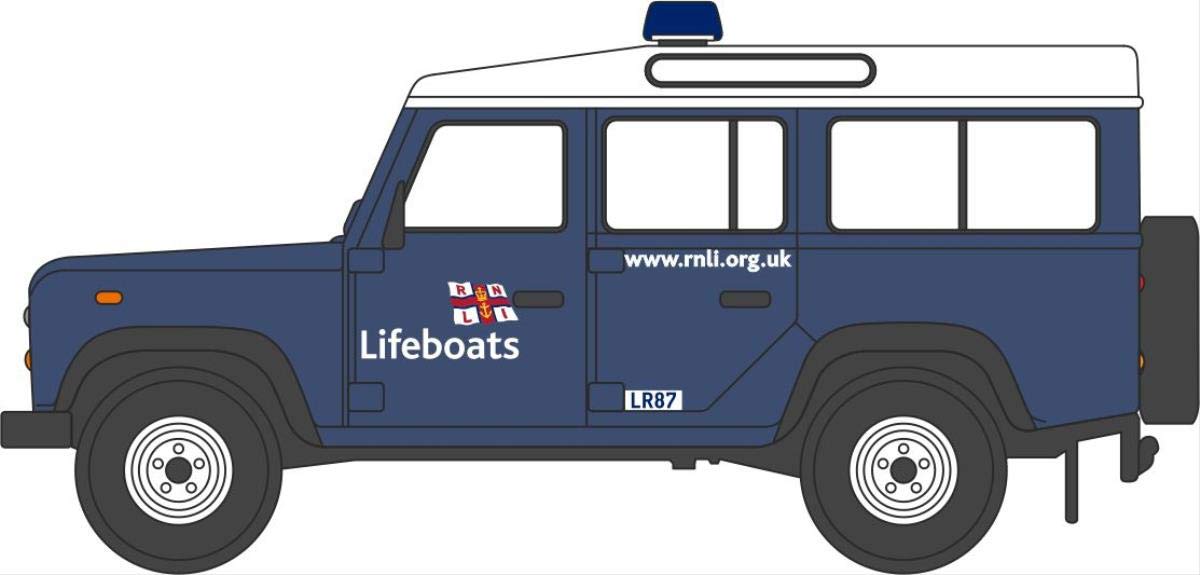 Oxford Diecast 1:148 RNLI Land Rover Defender Station Wagon Collectable model NDEF014