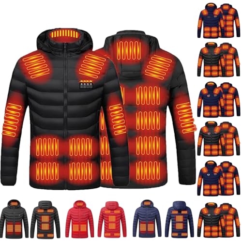 Heated Jackets for Women Men Outdoor Active Heating Puffer Coat L...