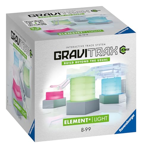 Ravensburger GraviTrax Power Element Light - Marble Run, STEM and Construction Toys for Kids Age 3 Years Up - Kids Gifts