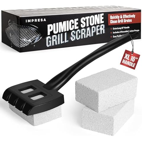 IMPRESA Pumice Grill Cleaning Block Set Cover