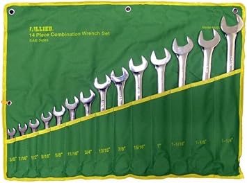 Allied Tools 88027 14 Pc. SAE Wrench Set In Pouch