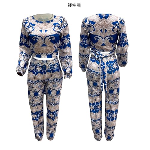 Satin Pajama Set Floral Silk 2 Piece Lounge Sets Plus Size Shirts Pants 5