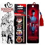 Stranger Things Bookmark Set - Bundle of 8 Collectible Magnetic Bookmark Page Clips Featuring Eleven...