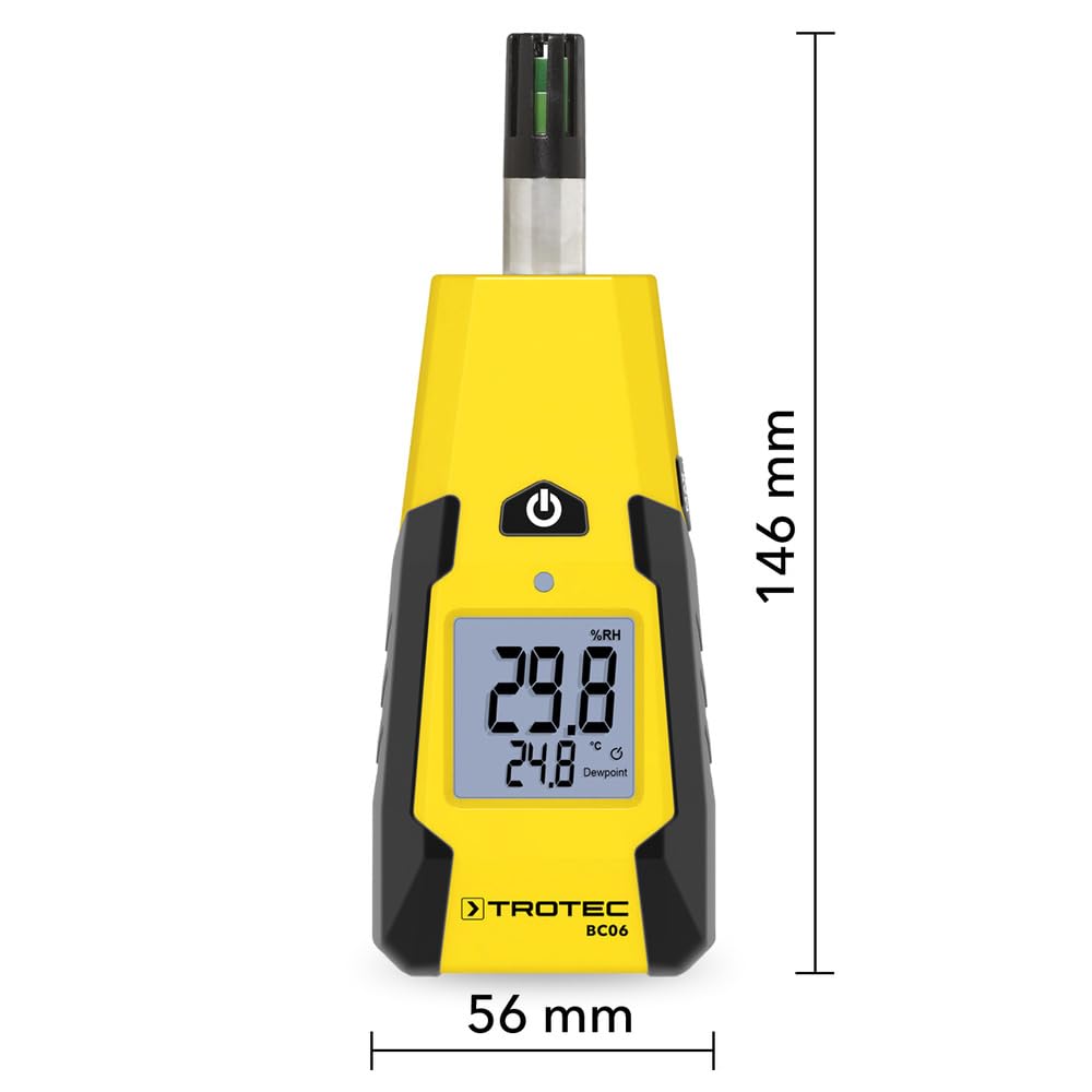 TROTEC BC06 Thermohygrometer / Whether climate measurement, No Color, 20 °C/+60 °C - Image 3