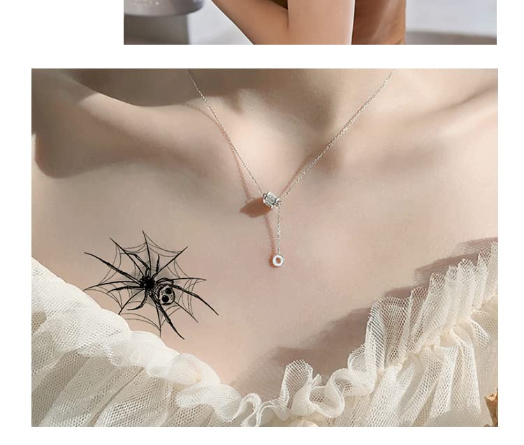 Miniatura 2 de 30 patrones diferentes, calcomanías de tatuaje oscuro, impermeables, duraderas, simulación de tatuaje, unisex, calcomanías temporales (Q)