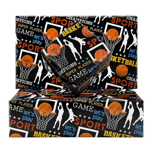 Papier cadeau basket-ball pour emballer facilement vos présents