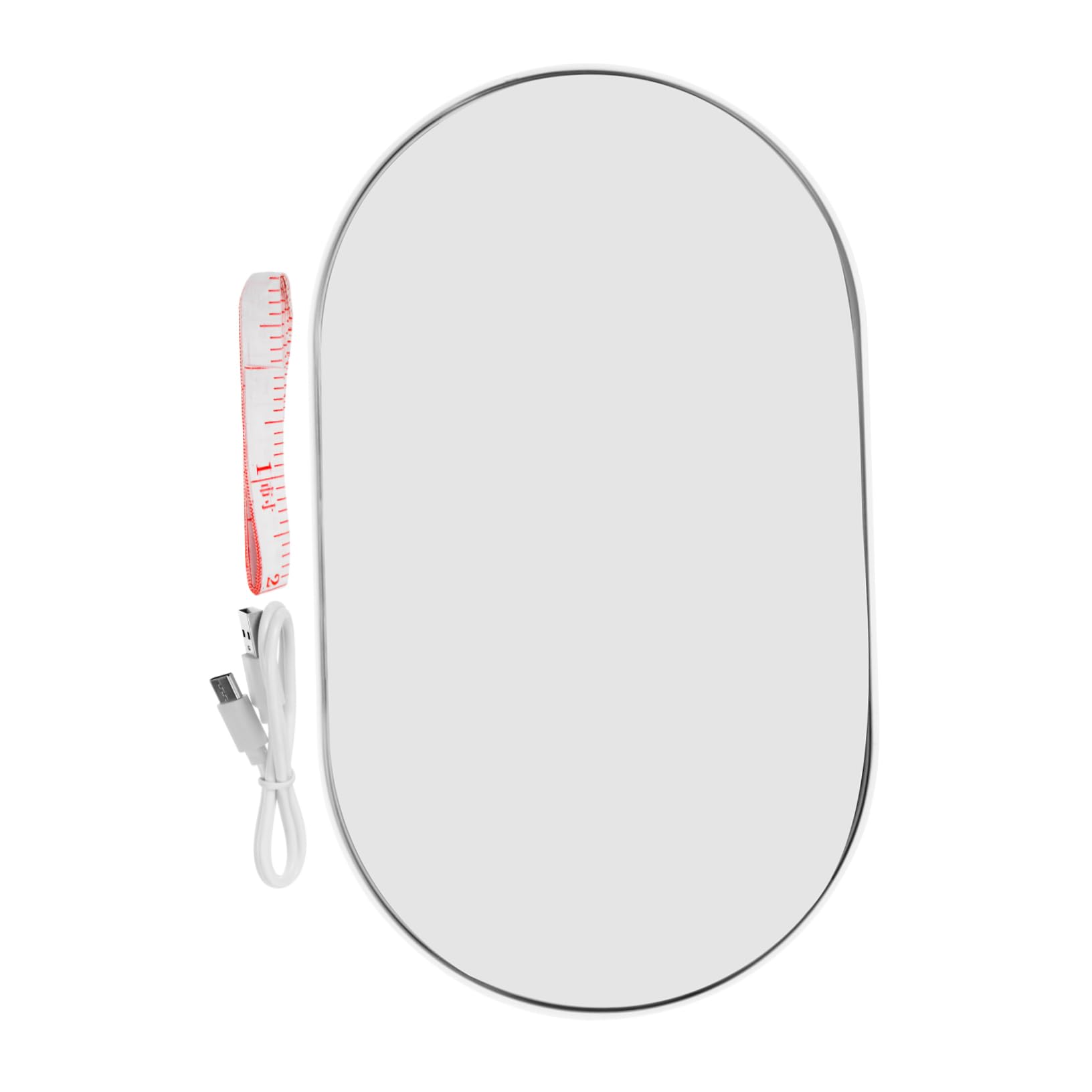 Bilancia Digitale Portatile Per Peso Bilancia Pesapersone Per Umani Compatta 26x15cm Display Digitale Ricaricabile Per Uso Domestico e Controllo Peso Per Donne