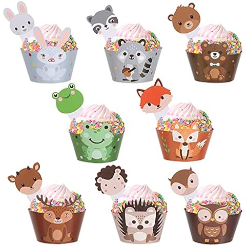 Décoration Cupcake Animaux Diealles Shine Cover