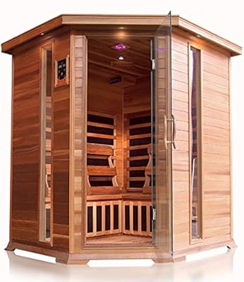 Sunray Bristol Bay 4 Person Infrared Corner Cedar Sauna