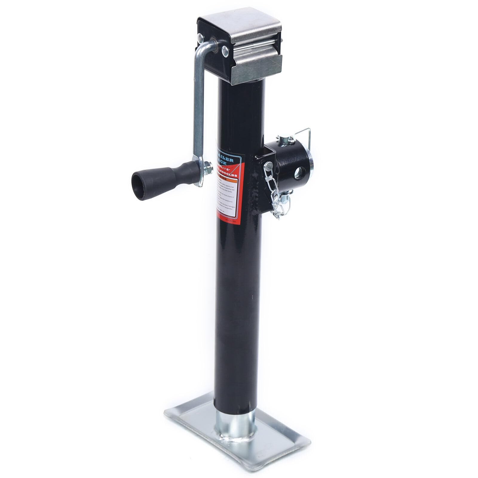 Soporte para remolque, rueda de apoyo, elevador de remolque, para caravanas, yates, remolques, hasta 907 kg/2000 libras, altura ajustable, 25,5 cm, soporte de estacionamiento, rueda de apoyo