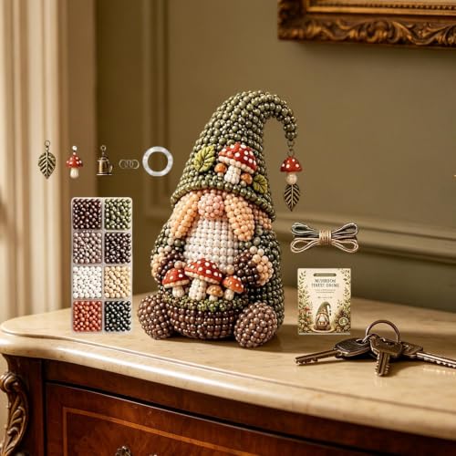 Kit de construcción de cuentas 3D con materiales completos para manualidades en casa 3