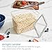 IDESIGN Medium Tall Dry Goods Storage Bin, The Fresh Collection – 5” L x 8.1” W x 6” H, Clear Bin