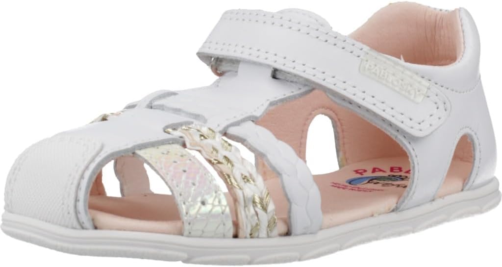 Pablosky ZIG 067200 Barefoot Sandals for Baby Girls