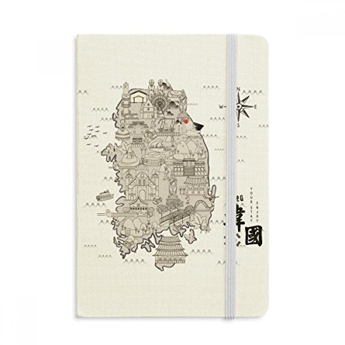 Journal A5 Corée du Sud 1945 idéal pour planifier vos voyages et consigner vos souvenirs
