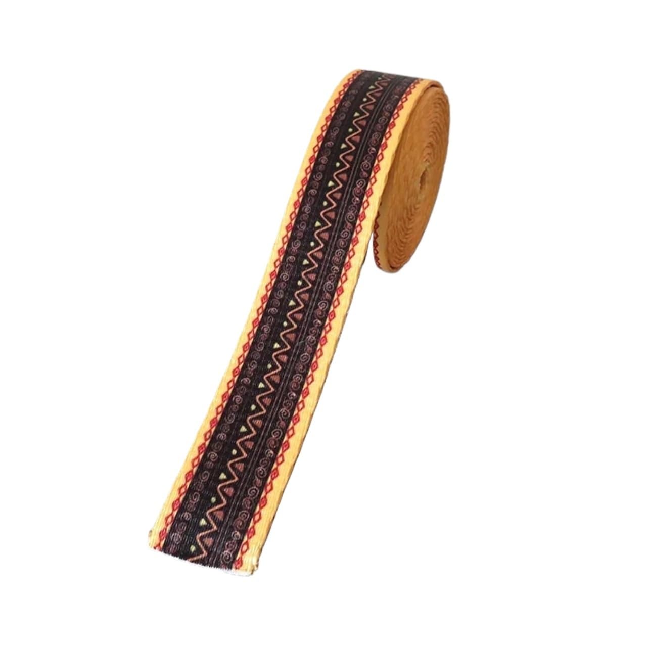Sangle en nylon 25mm marron pour remplacer une lanière cassée de sac de sport