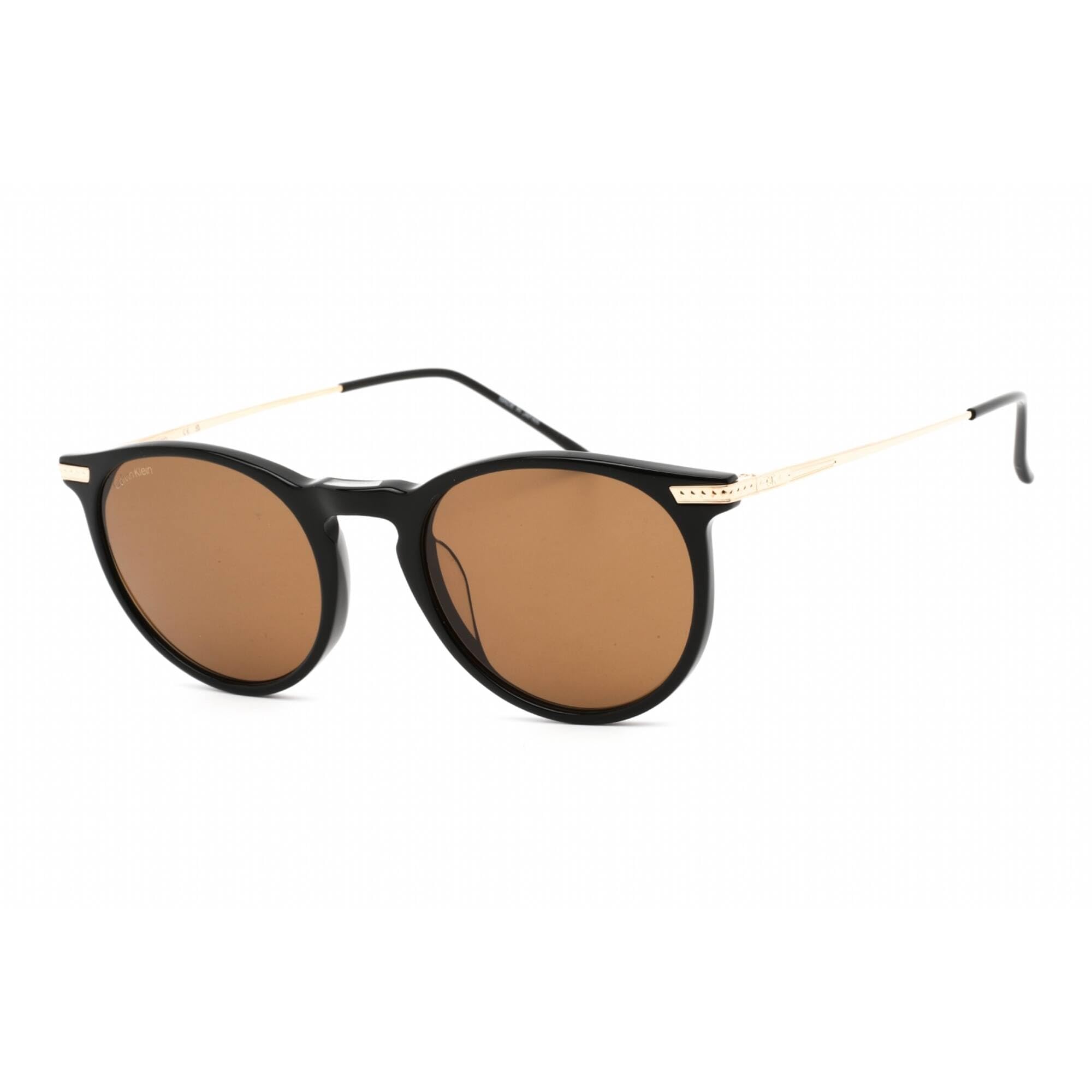 Calvin Klein Unisex CK22526T Sunglasses, 001 Black, 52