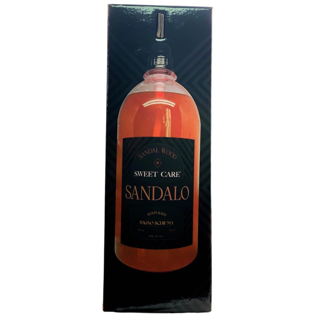 2x Bagnoschiuma SANDALO Con Dispenser, Per Un'Idratazione Delicata Che Lascia La Pelle Morbida e Dolcemente Levigata, Grazie Alla Formulazione Con Intensa Fragranza Al Sandalo 3000ml