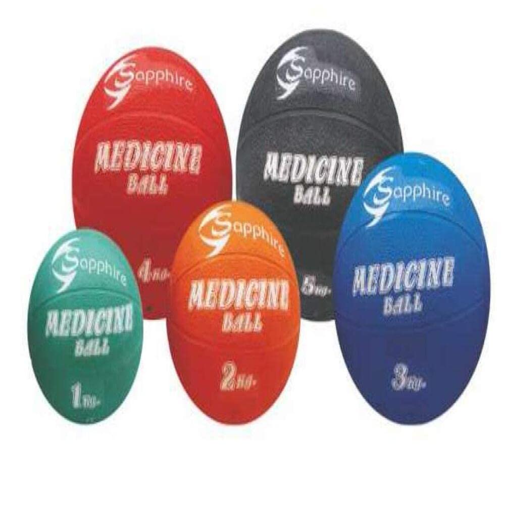 SAPPHIRE Rubber Medicine Ball | Without Handle | Abs Maker Medicine Ball for Gym Exercise (Size - 1 KG) Assorted (B08D7CR7Y9) Amazon Price History, Amazon Price Tracker