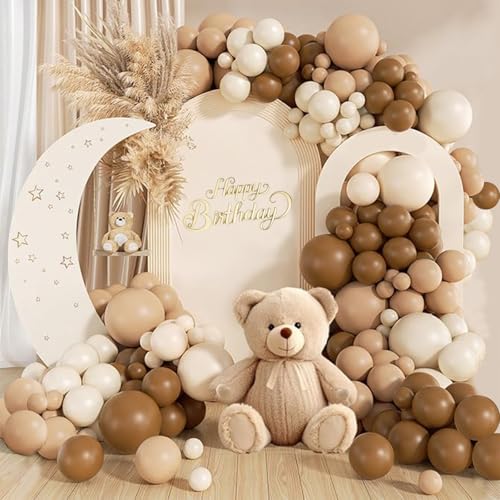 Brown Coffee Balloon Garland Kit – Perfect Party Decor
