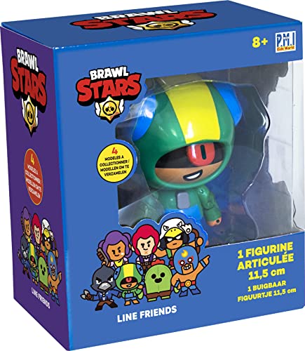 Lansay Brawl Stars – 1 Figur mit Gelenken, 11,5 cm – Leon