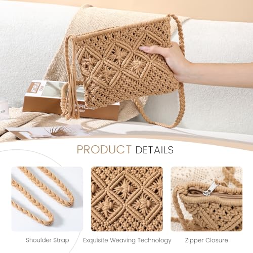 Image of Avisky Beach Purse Straw Crossbody Bags for Women Straw Purse Beach Bag Woven Summer Purses for Women 2026