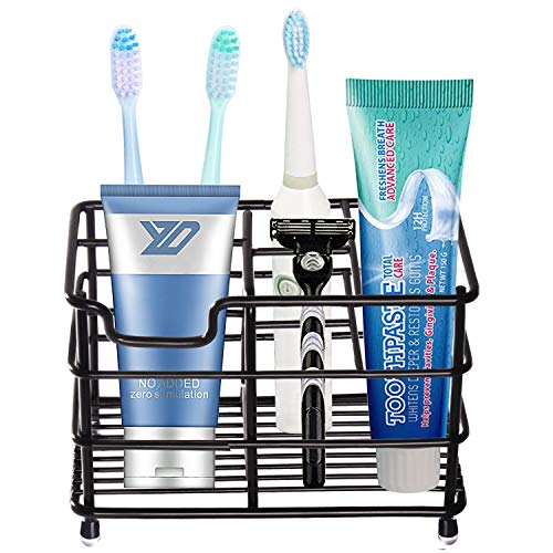 Toothbrush Holders For Bathrooms Stainless Steel Rustproof Electric Toothbrush Holder Toothpaste Organizer Tooth Brush Storage Stand #TOP2
