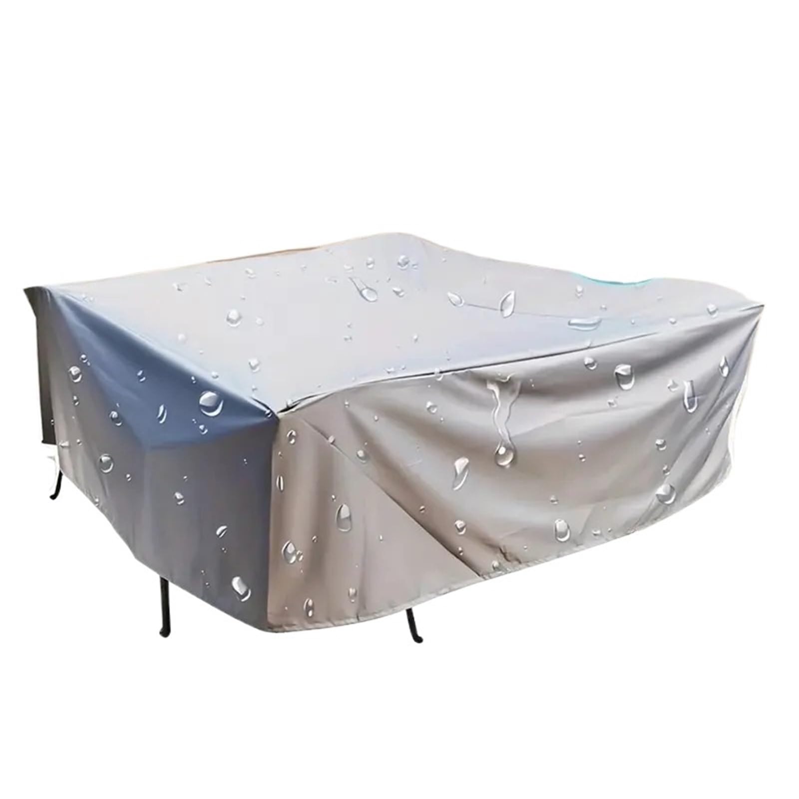 Outdoor Furniture Covers, Square Outdoor Furniture Covers 210D Multicolor Multiple Sizes(Silver,180x120x74cm)