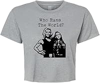 Vista 14 de Women's Screen Printed Crop Tee, Shirts With Sayings