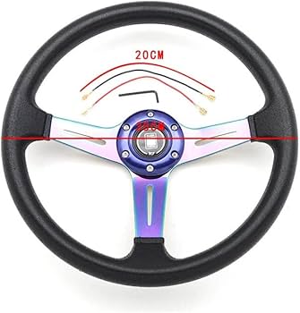 2401❣️ 3スポーク ステアリングホイール ブラック ステアリング