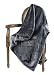 Bertte Ultra Velvet Plush Super Soft Decorative Throw Blanket-50"x 60", Dark Grey
