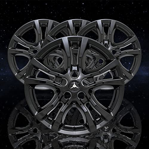Elite Auto Chrome Gloss Black 10 Spoke 18' Wheel Skins fit for Chevy Camaro 2013-2015
