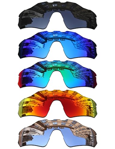 Vonxyz Set of 5 Lenses Replacement for Oakley Radar EV Path OO9208 Sunglass Combo Pack