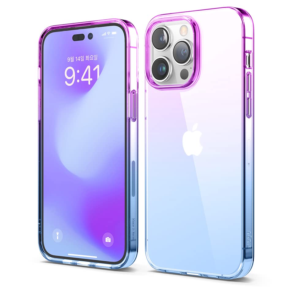 elagoAurora designed for iPhone 14 Pro MAX case cover - Purple Blue