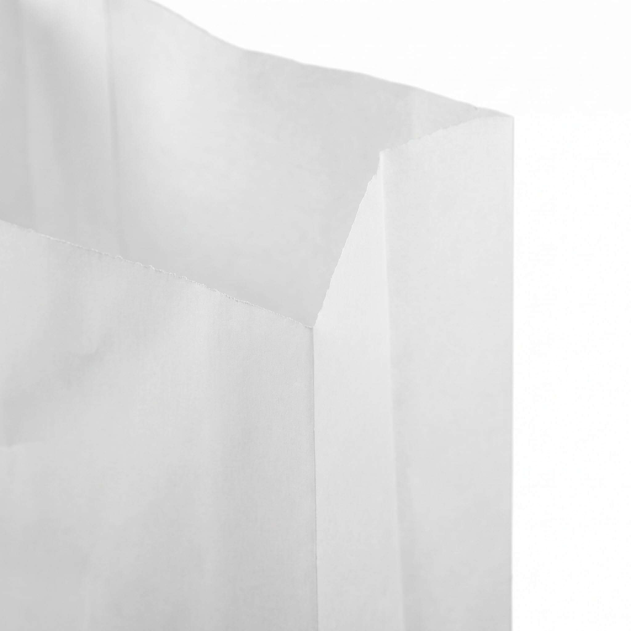 Gatuida 300 weiße Papier-Sandwichbeutel, 7 x 6 Zoll, fettabweisende