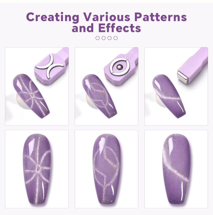 3-in-1 Nail Magnet Tool for Cat Eye 3D Nail Art Strong Suction image 5