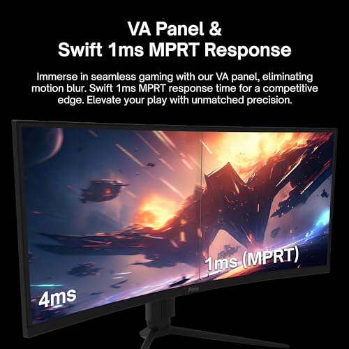 Image of Pixio PXC325 32 inch 165Hz Refresh Rate FHD 1080p Resolution 1500R Curved VA Panel 1ms MPRT Response Time Adaptive Sync HDR Tilting Stand Gaming Monitor
