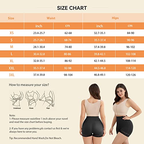 Image of KELLYLEE Tummy Control Underwear Shorts for Women High Waisted Shapewear Butt Lifter Panties High-Waisted Body Shaper Shorts