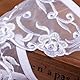 KONFEN Damen Erotische Mesh Höschen, Spitze Offener Schritt Unterhosen Crotchless Reizwäsche, Ouvert Slip Strings Niedrige Taille Thongs, Blumenmuster Dessous Panty Hipster, Weiß, Einheitsgröße