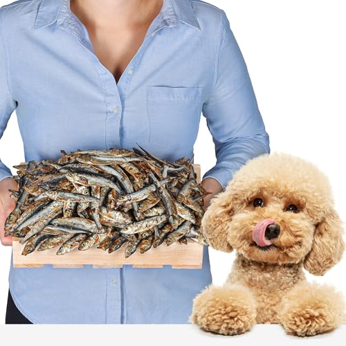 Getrocknete Sprotten für Hunde 1 kg (ca. 190–210 Stück) | 100% Fisch | natürlicher Kauartikel & Barf-Snack | reich an Omega-3 & Omega-6 | ohne Zusatzstoffe