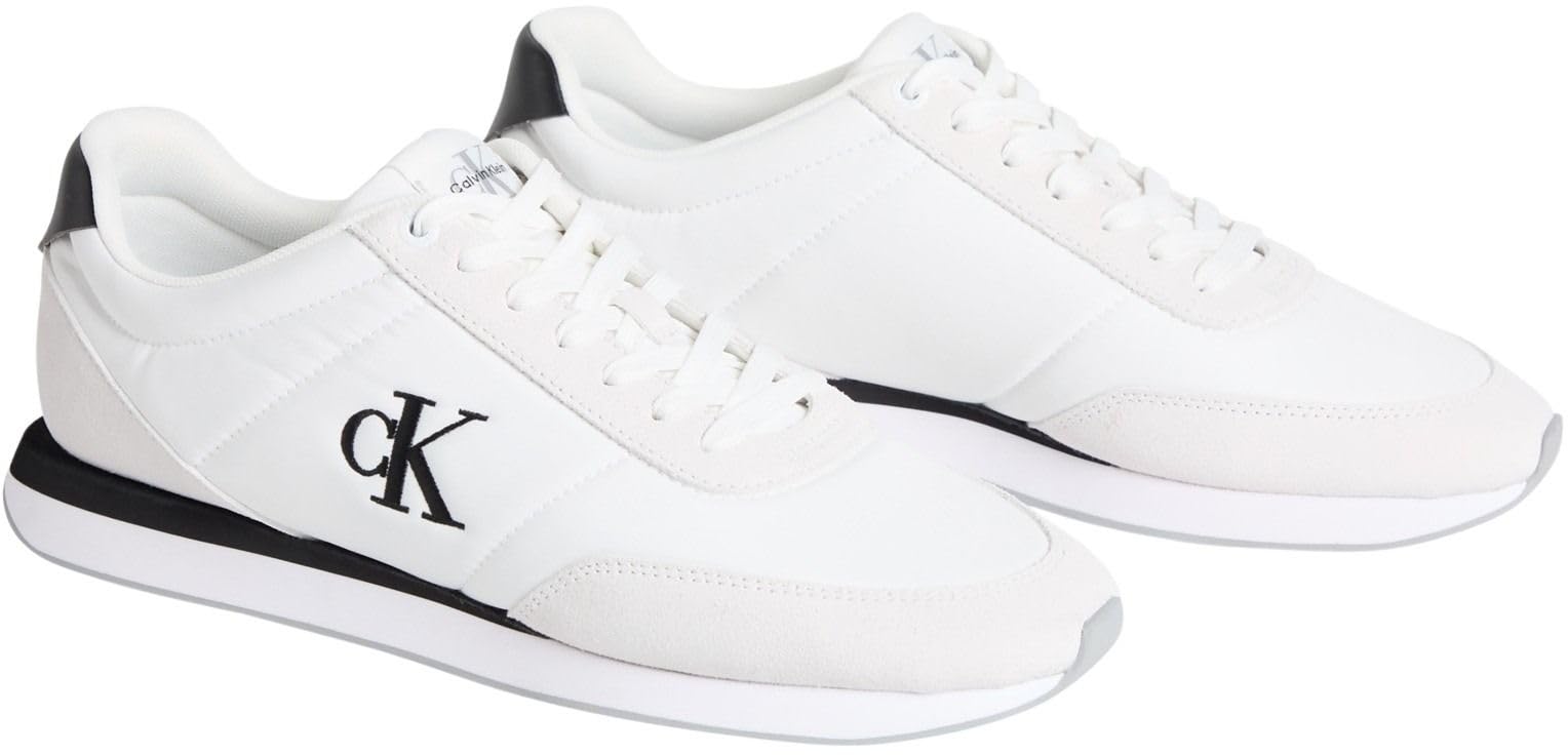 Calvin Klein Uomo Sneakers Running Retro Mix con Logo