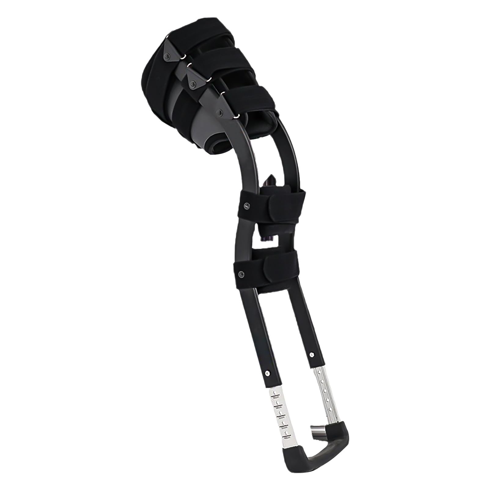 Stambella per Ginocchio a Mani Libere, Stampelle per Ginocchio per Adulti, Attrezzo per Camminare Assistito, Ausilio per La Mobilità in Alluminio Leggero, Supporto