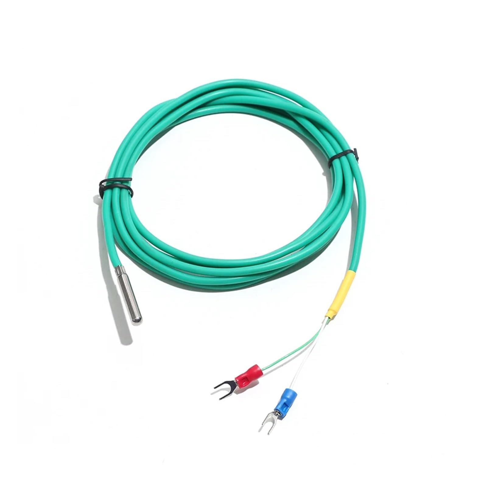 Sensor de temperatura acero inoxidable 316 tipo K - 4x30 mm, resistente al agua y aceite, 0~260 °C (1 unidad)