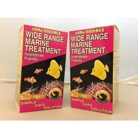 Aquarium Marine Treatment eSha Oodinex*Invert Friendly* Pack of Two* Treats Wide Range of Problems Cover