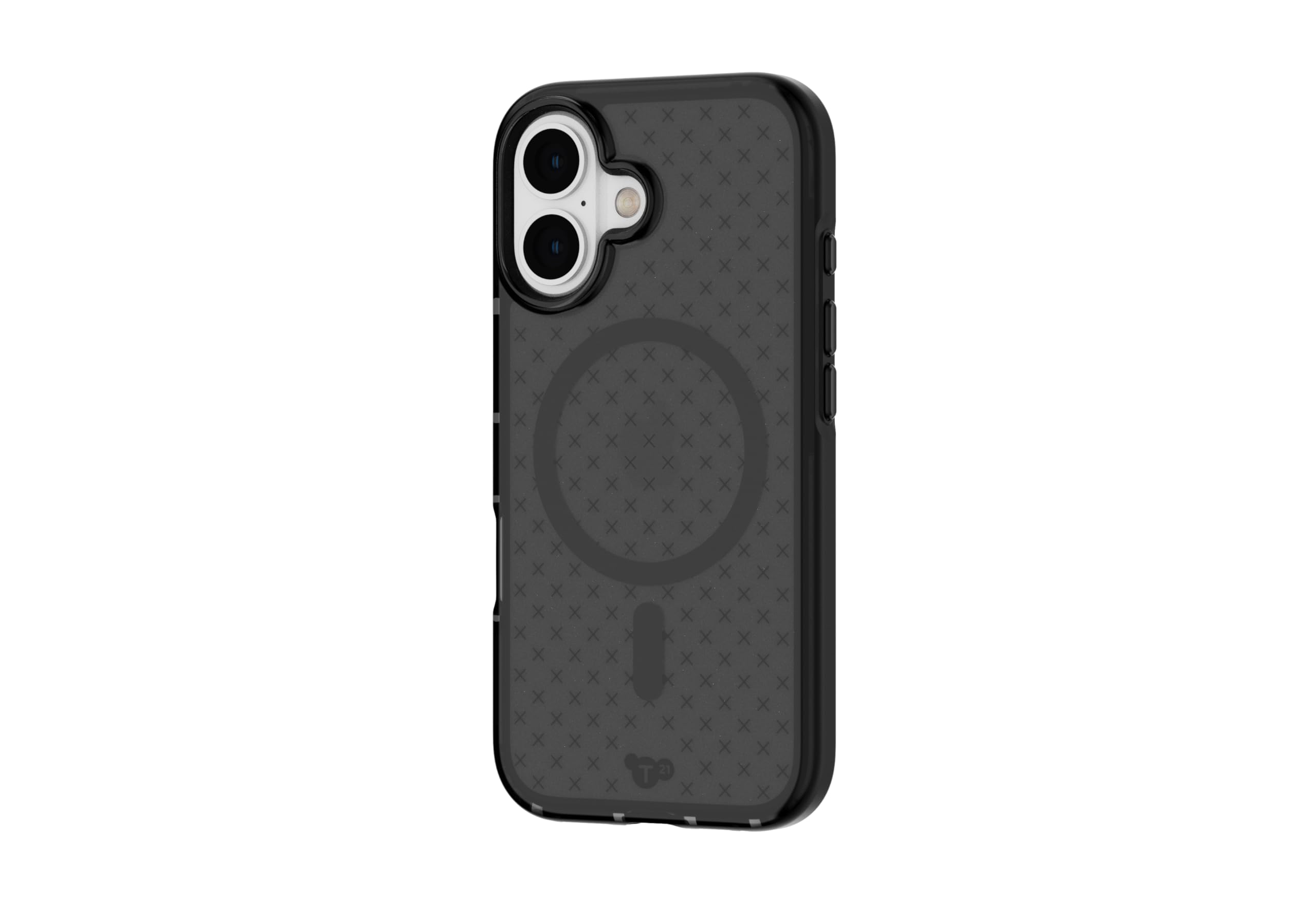 Tech21 EvoCheck for iPhone 16 Compatible with MagSafe - Impact Protection Case - in Smokey Charcoal, Standard