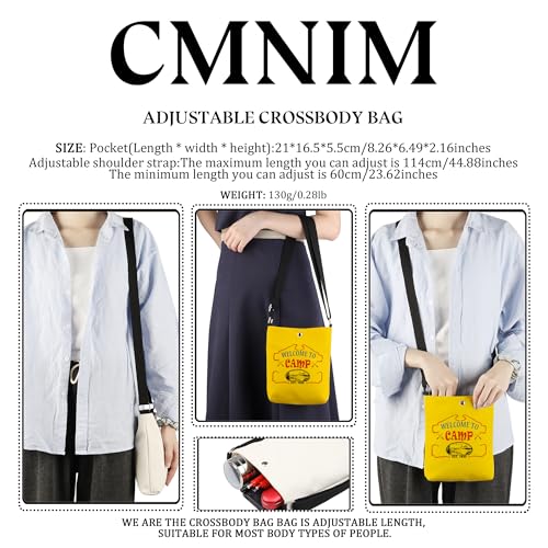 CMNIM Horror Movie Merchandise Gifts Welcome To Lake Crossbody Bag Horror Lover Gifts for Fans Shoulder2