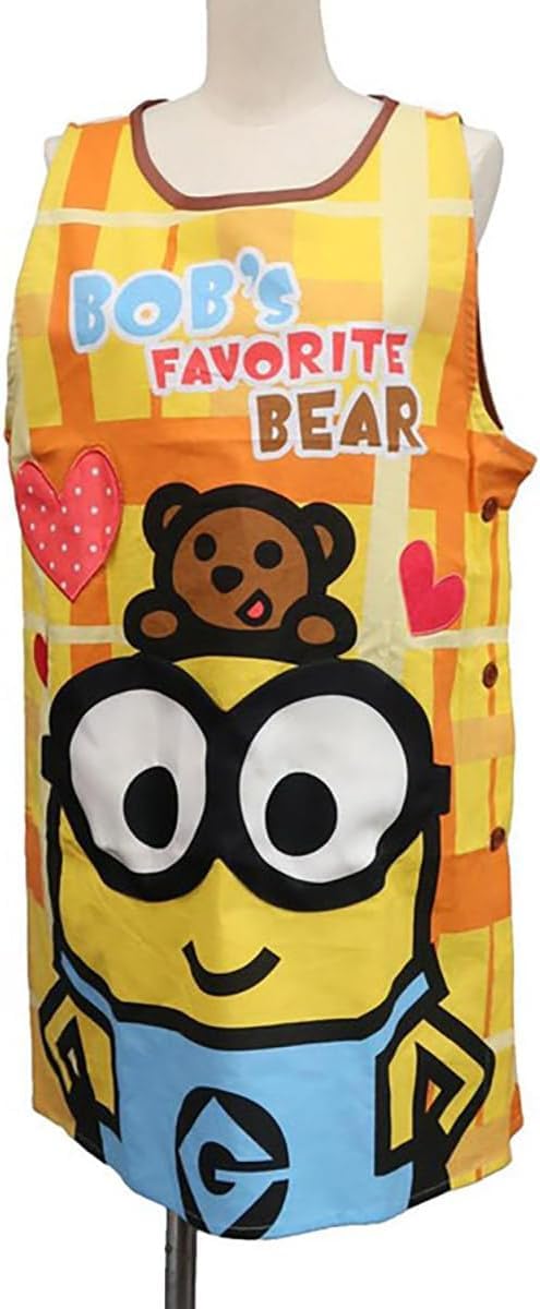 Amazon｜丸眞 ミニオン エプロン レディース 保育士 クッキングボブ