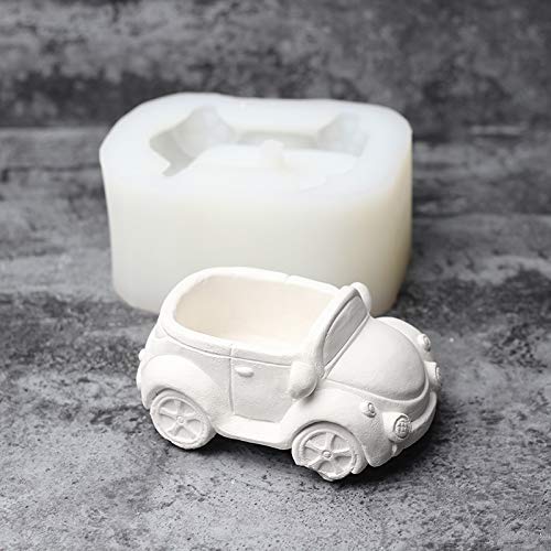 Silicone Planter Mold For Concrete Car Shaped Flower Pot Mould Handmade Craft Cement Home Garden Decoration Tool #TOP2