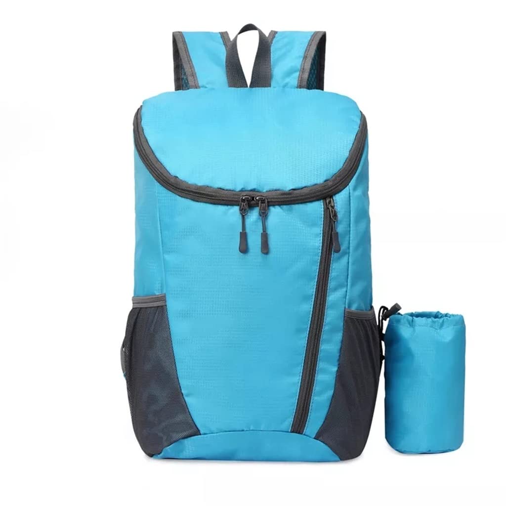 15L Portable Foldable Backpack Folding Mountaineering Bag Outdoor Riding Backpack Travel Backpack(D)